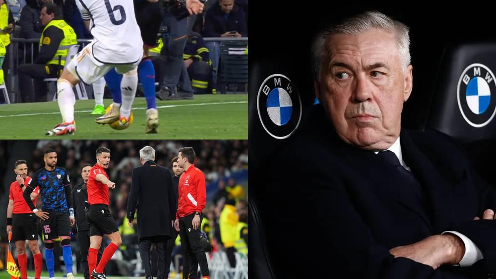 أنشيلوتي: "من الصعب على اللاعبين التعوّد على قواعد الـ'VAR' الجديدة"