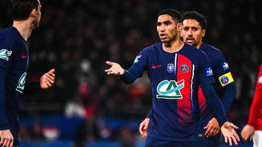 حكيمي احتياطي في مباراة اليوم (20:10 غرينيتش) ضد نيس برسم ربع نهائي كأس فرنسا