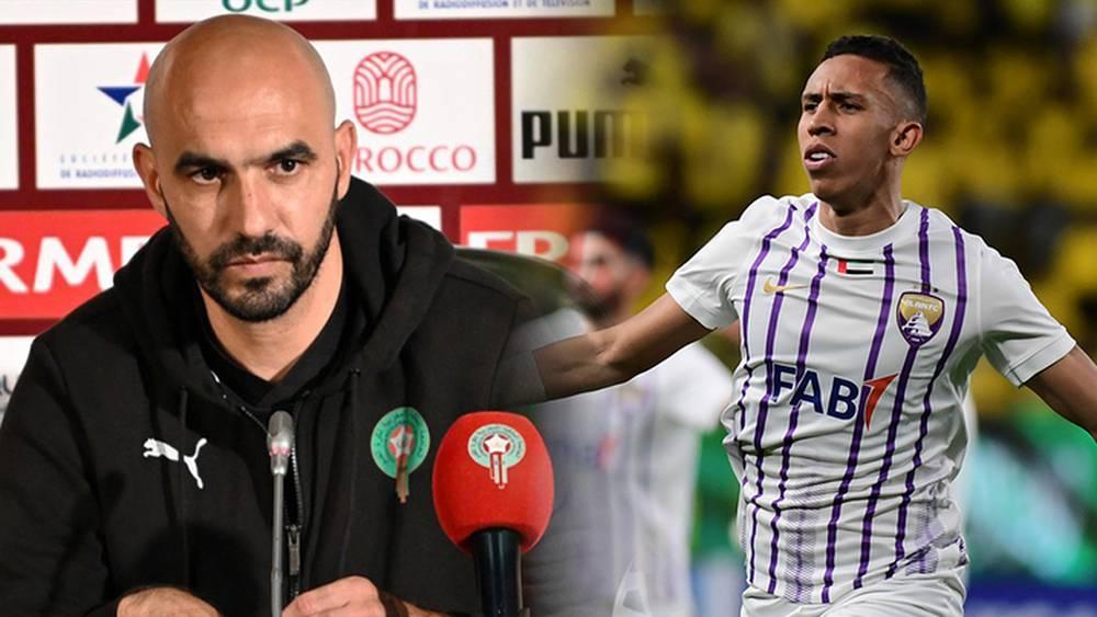 الركراكي: "ليس لدي مشكل مع أي لاعب وسعيد بعودة رحيمي للمنتخب المغربي لأنه يستحق"