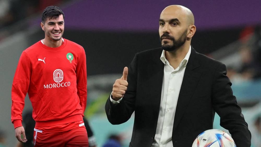 الركراكي: "لقد قالها أنشيلوتي براهيم يمكنه اللعب في عدة مراكز"