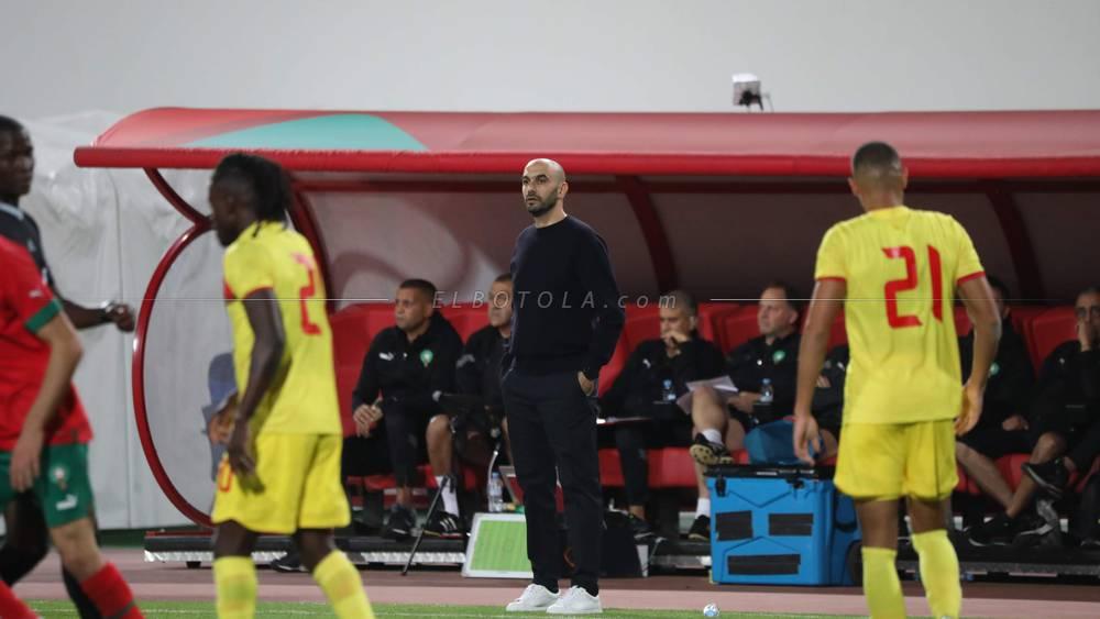 الركراكي: "سعيد بما قدّمه دياز وبن الصغير وهما لاعبان يملكان جودة عالية"