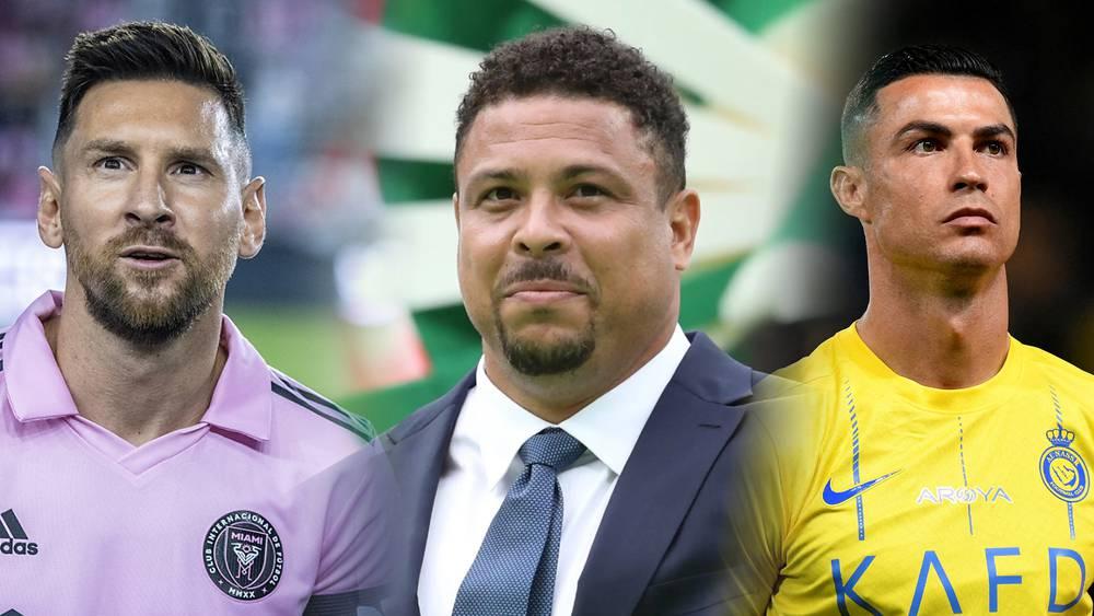 رونالدو نازاريو: "ميسي أكثر جاذبية من رونالدو واللاعبان معا قدما أفضل مستوى في تاريخ الكرة"