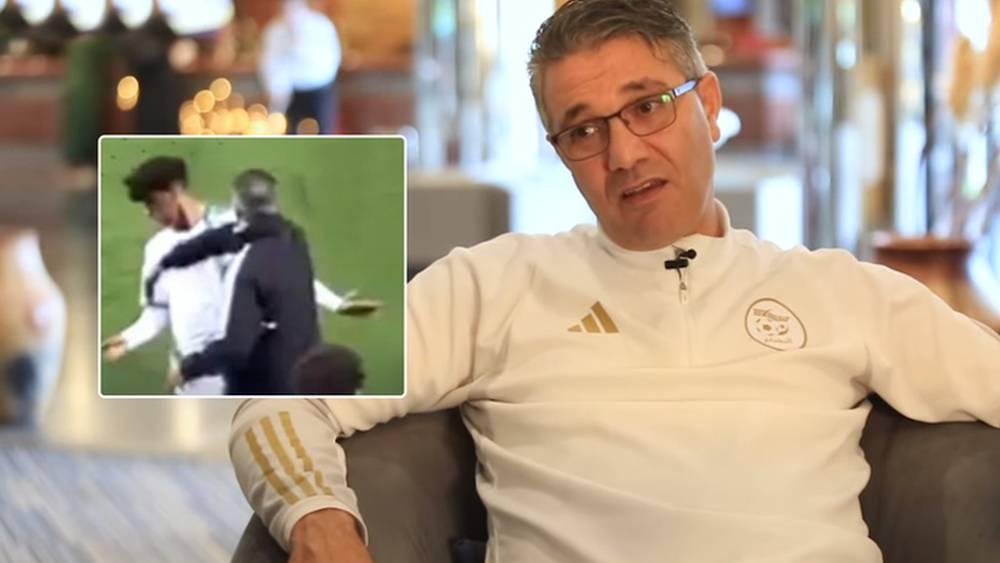 مدرب منتخب الجزائر تحت 20 سنة عن صفع لاعبيه: "أعتذر عمّا حدث.. الأمور كانت ستخرج عن إطارها الرياضي وتصرفي جاء من منطلق الأب وأبنائه"