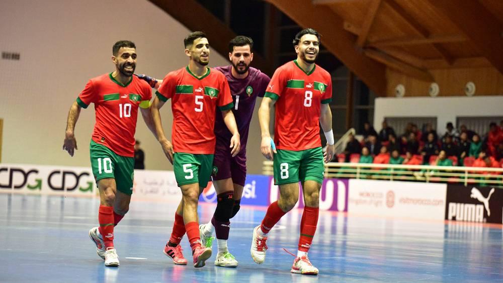 "كان الفوتسال"/ المنتخب المغربي يستهل دور المجموعات بمواجهة أنغولا يوم 11 أبريل (20:00 غرينيتش) ويختتمه بملاقاة زامبيا في الـ15 من نفس الشهر