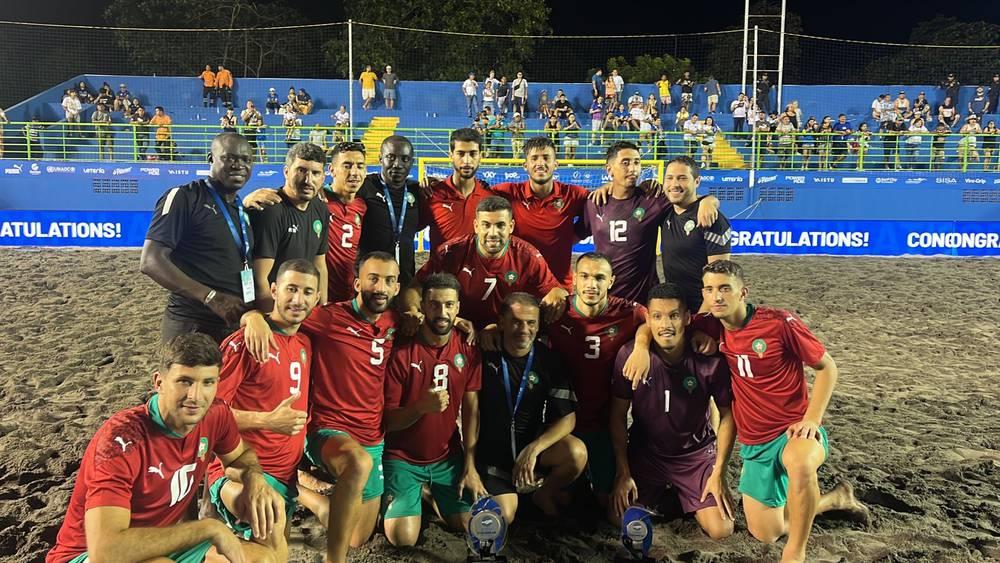 المنتخب المغربي لكرة القدم الشاطئية يتوج بطلا للدوري الدولي بالسلفادور