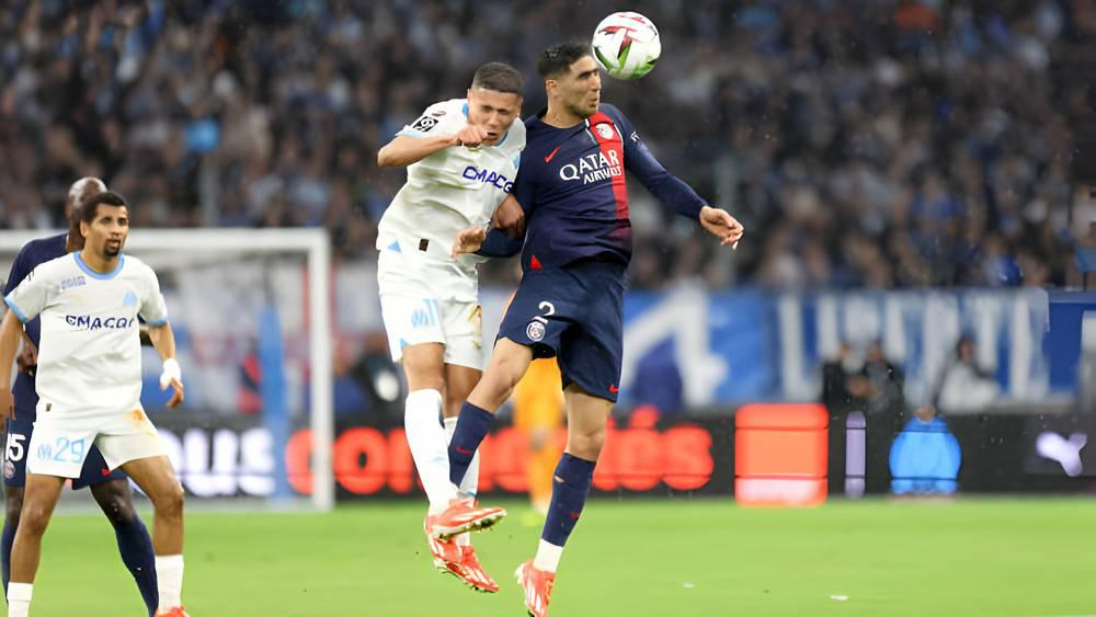 "الليغ 1"/ سان جيرمان يتغلب على مارسيليا (0-2) بحضور حكيمي وحارث كأساسيين وأوناحي كبديل