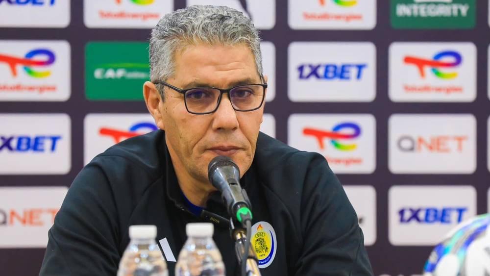 مدرب أبو سليم الليبي لـ"البطولة": "فريقنا هو الحصان الأسود للمسابقة وستكون مباراة أشقاء ضد نهضة بركان صاحب الخبرة الكبيرة"