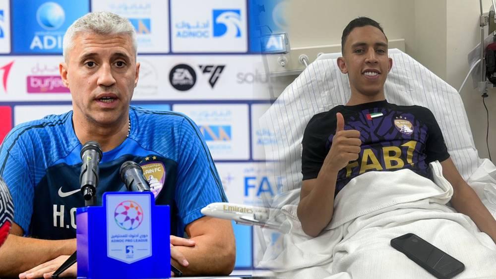 كريسبو (مدرب العين): "رحيمي يتلقى العلاج تحت إشراف الطاقم الطبي ووضعه آمن"