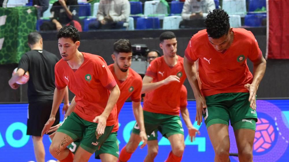 لاعبو المنتخب المغربي لـ"الفوتسال": "جميع المنتخبات تأتي مستعدة لمواجهتنا لذلك المباراة كانت صعبة والتأهل لم يحسم بعد"