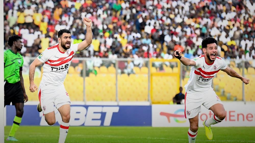 كأس الكونفدرالية/ الزمالك يبلغ النهائي بفوزه على دريمز (0-3) وينتظر المتأهل من نهضة بركان واتحاد العاصمة