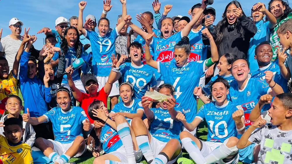 نهضة الزمامرة للسيدات يحقق الصعود إلى القسم الأول من البطولة الاحترافية النسوية