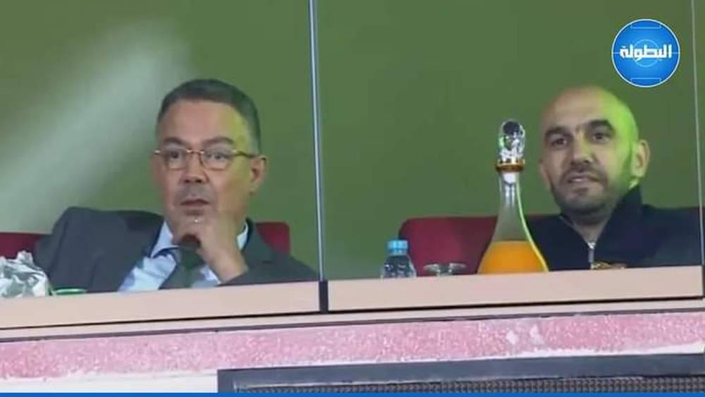 لقجع والركراكي حاضران في ذهاب نهائي كأس الكونفدرالية بين نهضة بركان والزمالك