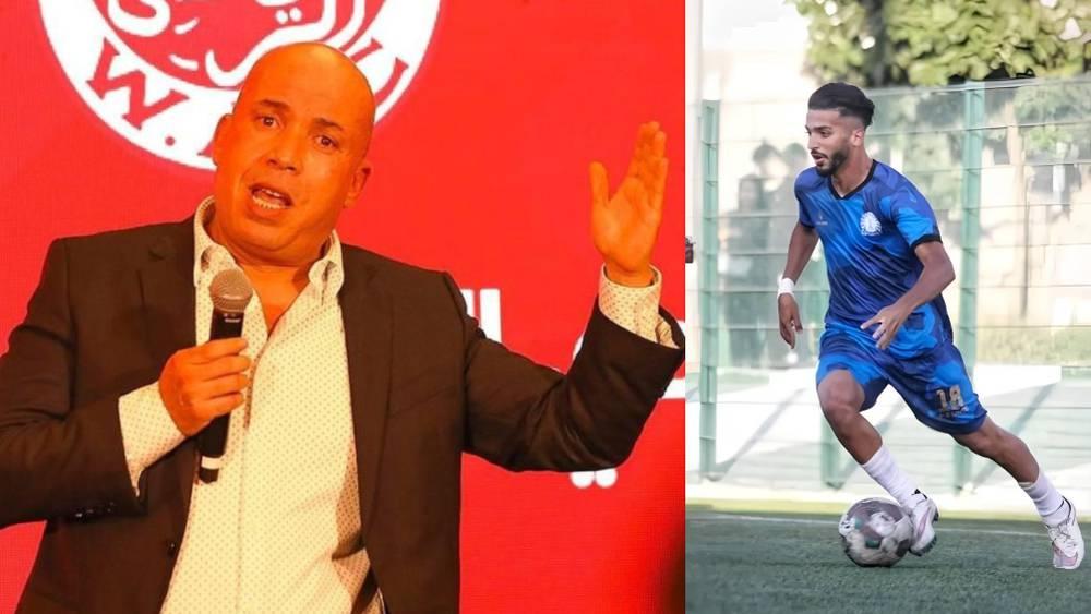 رئيس الوداد البرناكي يقتنع بخدمات لاعب فتح سباتة معاد أونزو ويتجه للتعاقد معه لثلاث مواسم قادمة