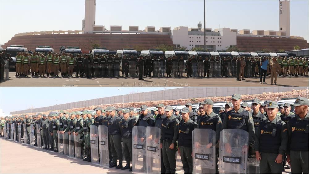 تعزيزات أمنية "مكثفة" بمحيط ملعب أكادير الكبير قبل انطلاق نهائي كأس العرش