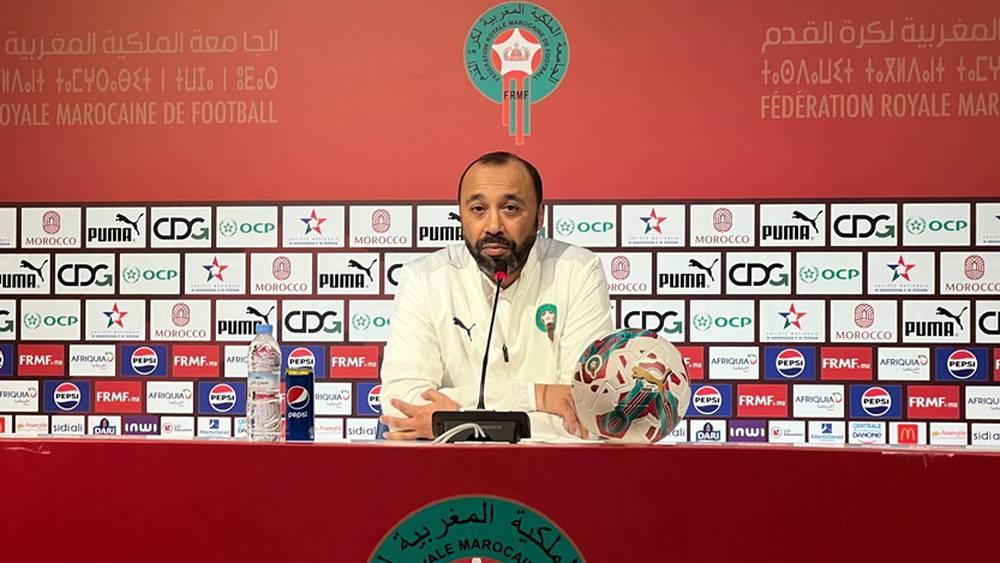 السكتيوي: "اخترنا الثلاثي منير المحمدي وسفيان رحيمي وأشرف حكيمي بعد تفكير طويل"