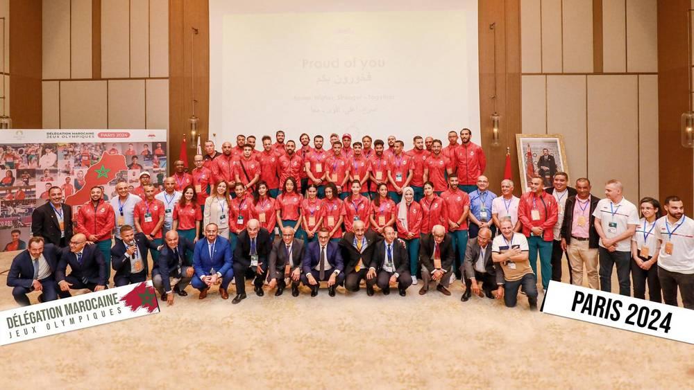 اللجنة الوطنية الأولمبية تُنظم تجمعا بالرباط لتكريم الرياضيين المغاربة المُشاركين في أولمبياد "باريس 2024"