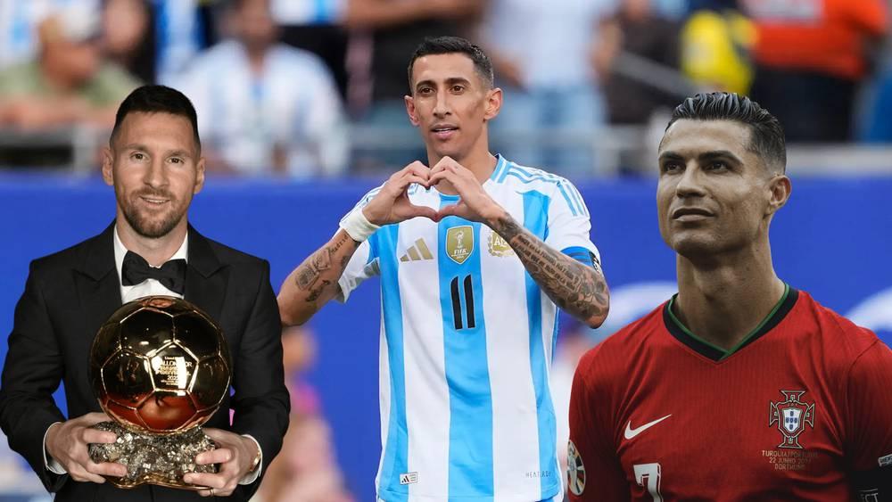 دي ماريا: "ميسي أو رونالدو؟ الأفضل هو من فاز بأكبر عدد من الكرات الذهبية"