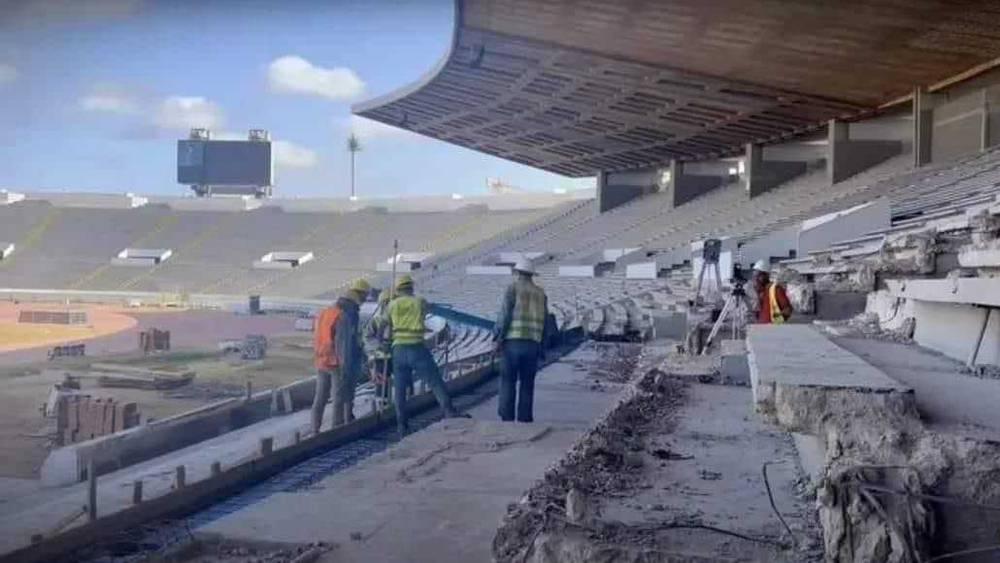 بالصور.. الأشغال متواصلة بـ"دونور" ‏استعدادا لكأس أمم أفريقيا "المغرب 2025"