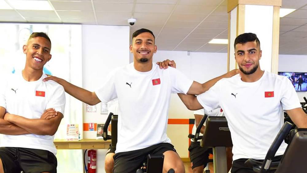 المنتخب المغربي الأولمبي يُجري حصة تدريبية خفيفة استعدادا لمواجهة أوكرانيا