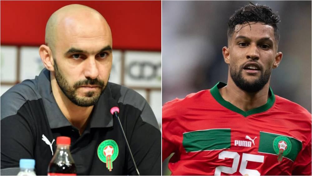 الركراكي: "عطية الله ليس في أتم جاهزيته وكانت هذه هي الفرصة لتجربة لاعبين جدد مثل الواحدي وأزنو"