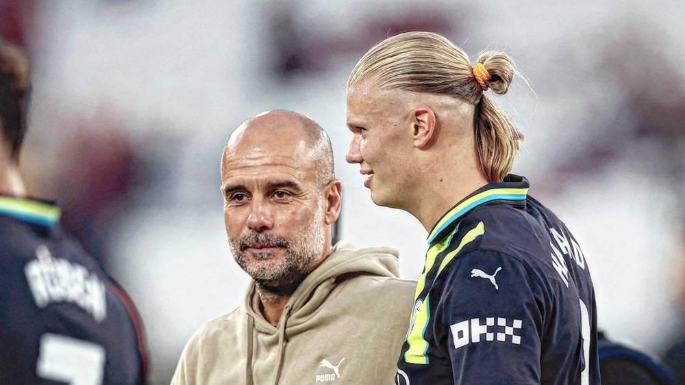 غوارديولا: "لا يوجد مدافع قادر على إيقاف هالاند حتى لو كان يحمل سلاحا!"