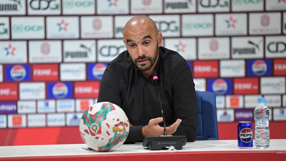 وليد الركراكي يعقد ندوة صحفية بعد غد الخميس (18:30 غرينيتش +1) للحديث عن مباراة الغابون