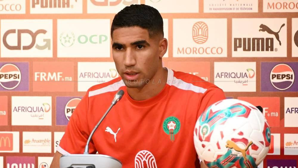 حكيمي: "أنا هنا من أجل مساعدة اللاعبين الشباب وهدفنا الأسمى هو الفريق الوطني وليس الأفراد"