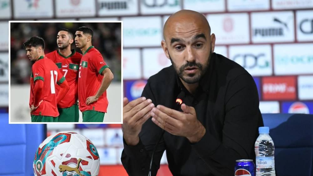 الركراكي: "دياز لم يسدد ركلة الجزاء لأن زياش هو المنفذ الأول ورحيمي الثاني"