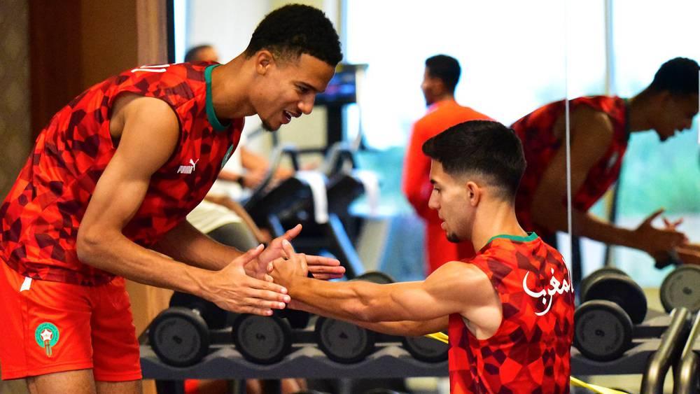 المنتخب المغربي يستأنف تداريبه استعدادا لمواجهة ليسوتو في ثاني جولات تصفيات كأس أفريقيا "المغرب 2025"