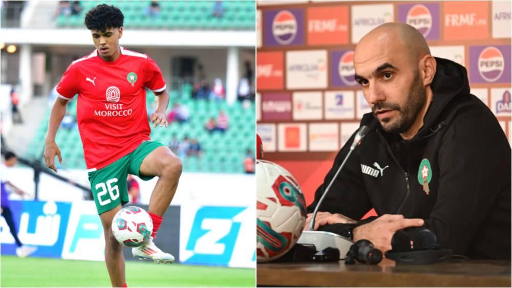 الركراكي عن أزنو: "لِّي عْندُو عْندُو.. أعتقد بأننا ربحنا لاعبا كبيرا للمستقبل"