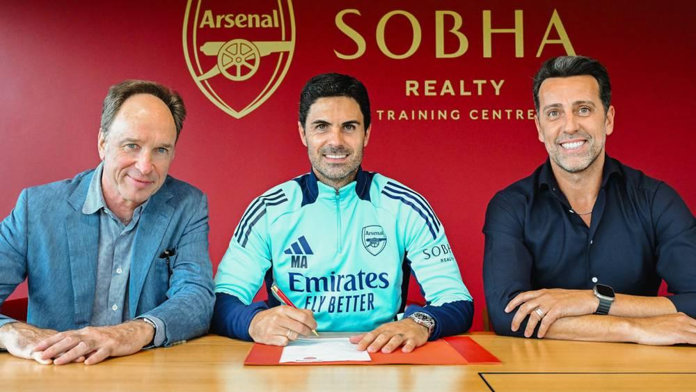 رسميا/ أرتيتا يجدد عقده مع أرسنال حتى 2027