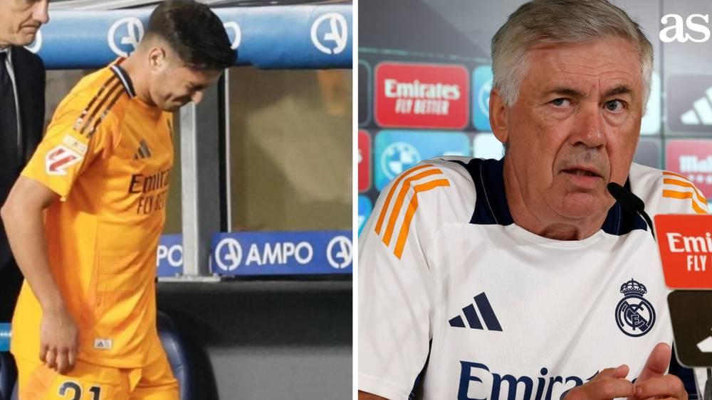 أنشيلوتي: "براهيم يُعاني من مشكل على مستوى الفخذ وسيخضع للفحوصات يوم الأحد"