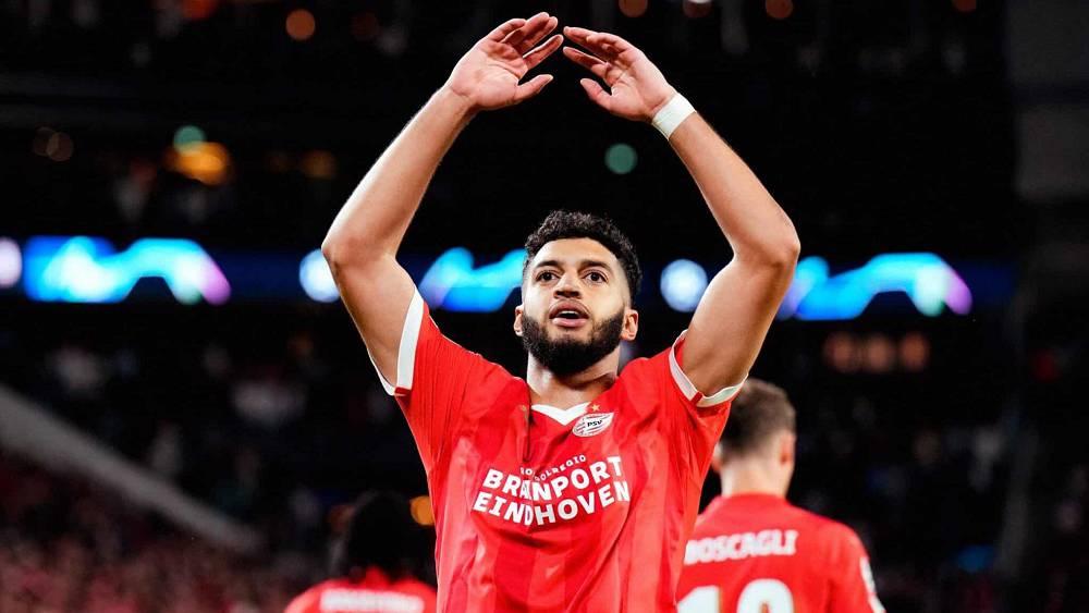 الصيباري حاضر ضمن قائمة آيندهوفن في أولى مبارياته بدوري الأبطال أمام يوفنتوس