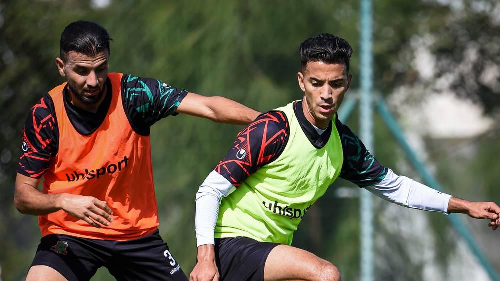 الجيش الملكي يختتم استعداداته لمواجهة المريخ وقائمة الفريق تشهد عودة الفحلي