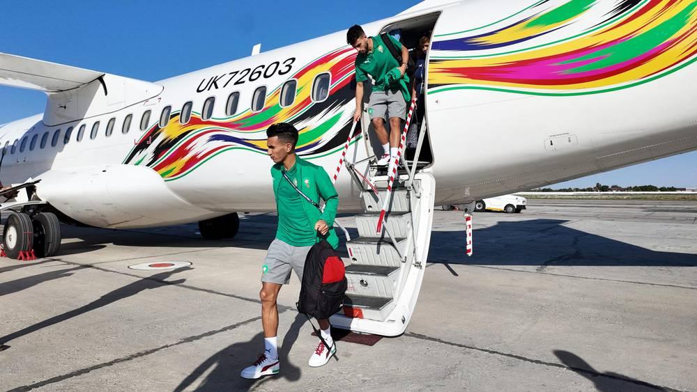 بعثة المنتخب المغربي لـ"الفوتسال" تحل بمدينة بُخارى تمهيدا لمواجهة إيران في ثمن نهائي المونديال