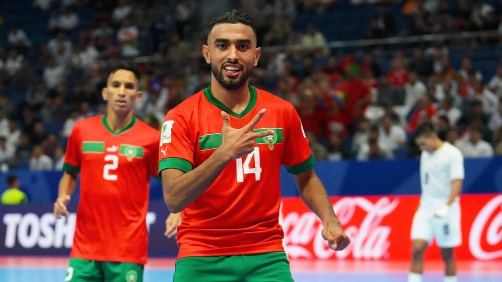 مونديال الفوتسال/ المنتخب المغربي يتأهل لربع النهائي بعد تجاوز عقبة إيران (4-3)
