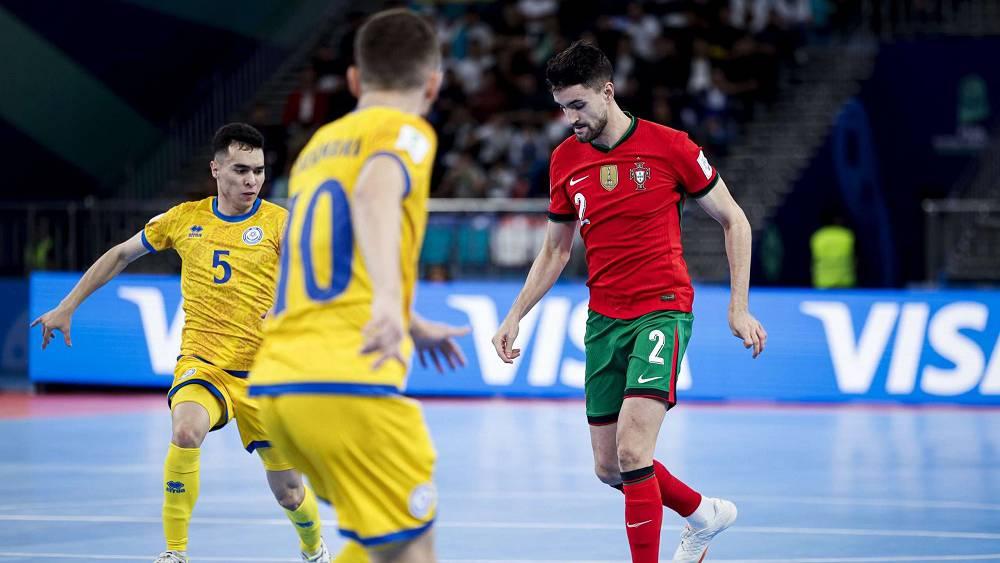 كازاخستان تخلق المفاجأة وتقصي "حامل اللقب" البرتغال من ثمن نهائي مونديال الفوتسال "أوزبكستان 2024"