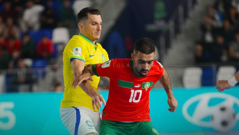 جماهير مغربية لمنتخب "الفوتسال" بعد الإقصاء أمام البرازيل: "كُنتم رجالاً وواجهتم إكراهات كثيرة.. فخورون بكم"
