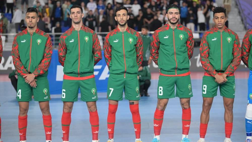 لاعبو المنتخب المغربي لـ"الفوتسال": "هذا المونديال كان صعبا ونعد الجمهور بأن نرفع علم البلاد عاليا في المسابقات القادمة"