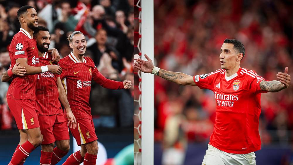 دوري الأبطال/ بنفيكا يهزم أتلتيكو مدريد بـ"الأربعة" وليفربول يفوز على بولونيا