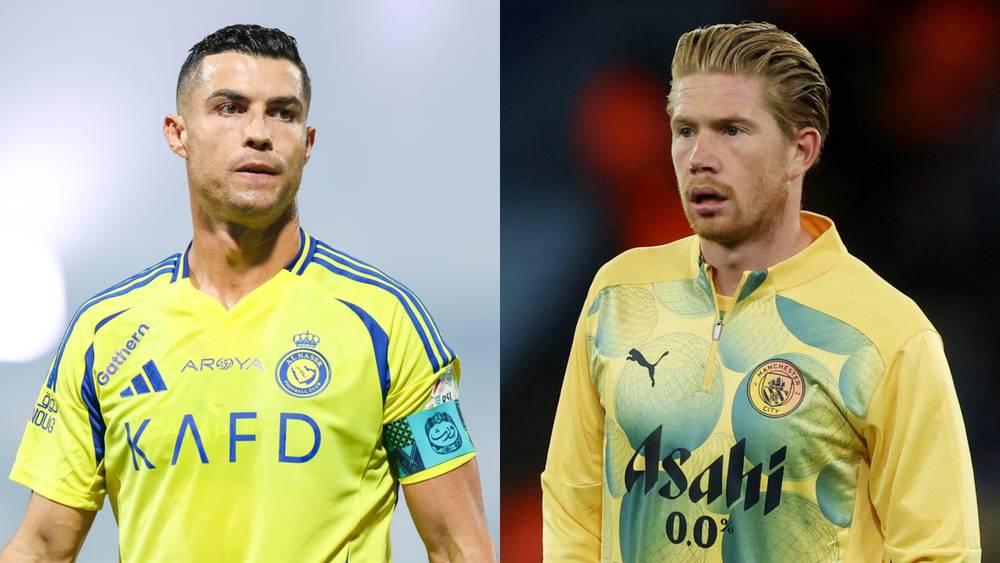 رونالدو يطالب إدارة النصر بالتعاقد مع دي بروين ومنحه راتب 1.2 مليون يورو أسبوعيا!