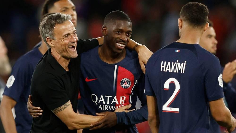 عثمان ديمبيلي يعود لقائمة باريس سان جيرمان أمام نيس