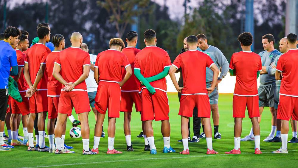 المنتخب المغربي يختتم تحضيراته لمواجهة أفريقيا الوسطى في تصفيات كأس أمم أفريقيا 2025
