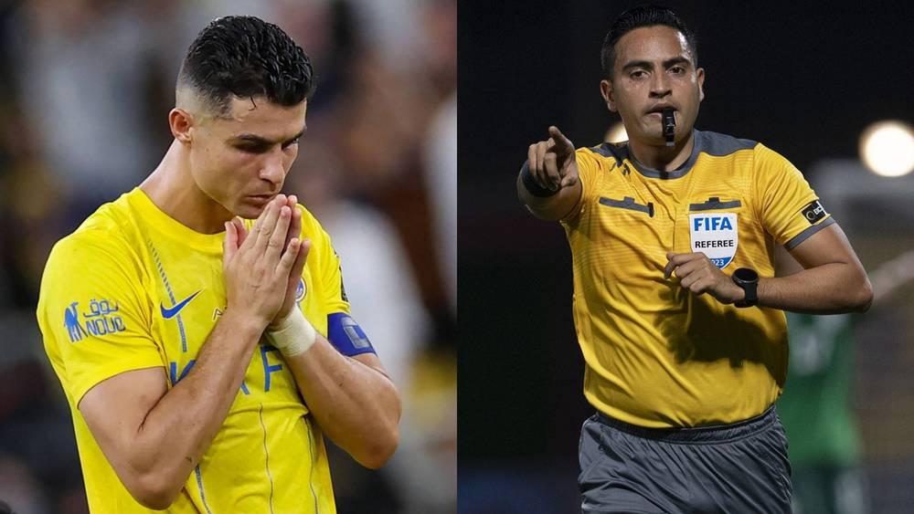 "نحن النجوم وليس أنتم".. رونالدو يقدم اعتذاره لحكم هندوراسي بعد أن ثار غاضبا في وجهه