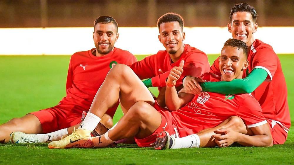 المنتخب المغربي يجري حصة تدريبية مسائية استعدادا لمواجهة أفريقيا الوسطى في تصفيات "الكان"