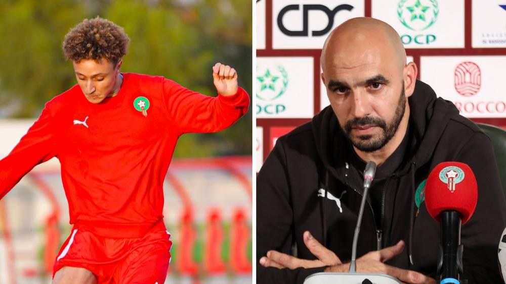 الركراكي: "قمت بكل شيء من أجل حضور بنصغير للمنتخب لأنني أعرف أنه سيصنع تاريخ الكرة المغربية"