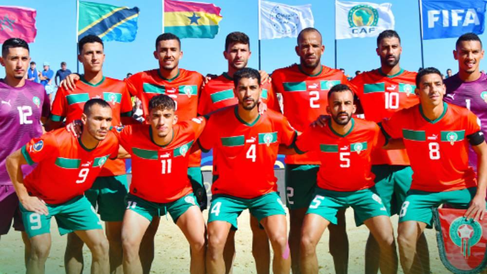المنتخب المغربي لكرة القدم الشاطئية يستهل رحلته في كأس أفريقيا "مصر 2024" بفوز على تنزانيا (4-3)