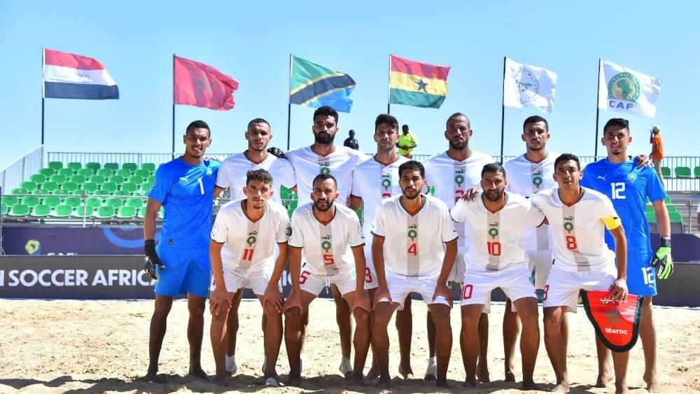 المنتخب المغربي لكرة القدم الشاطئية يكتسح نظيره الغاني (5-2) في ثاني جولات كأس أمم أفريقيا