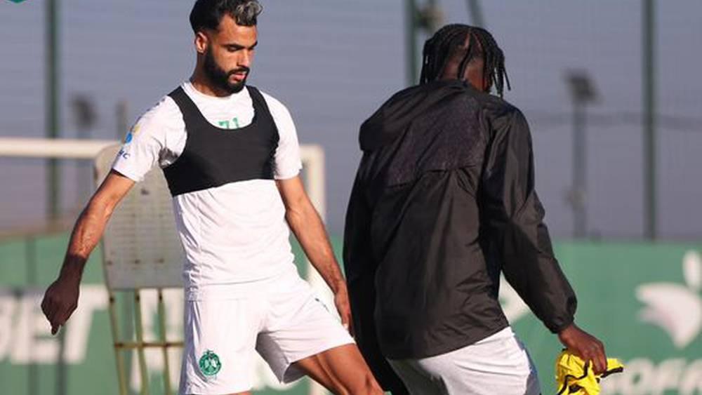الرجاء يختتم تحضيراته تأهبا لمواجهة الجيش والزنيتي أبرز غيابات الفريق الأخضر