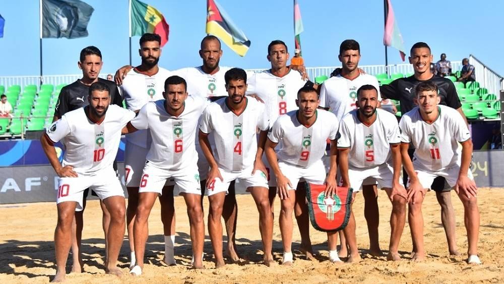 المنتخب المغربي لكرة القدم الشاطئية يفوز على مصر (4-3) ويحتل المركز الثالث في كأس أفريقيا